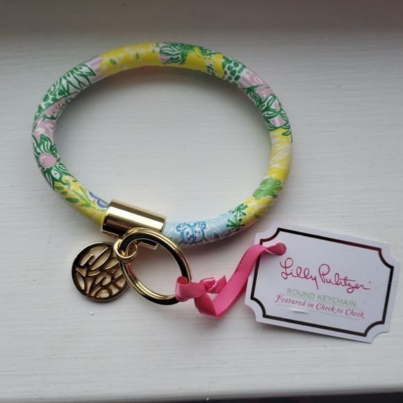 Lilly Pulitzer Accessories - Lilly Pulitzer Round Keychain